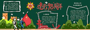 七一建党节黑板报设计