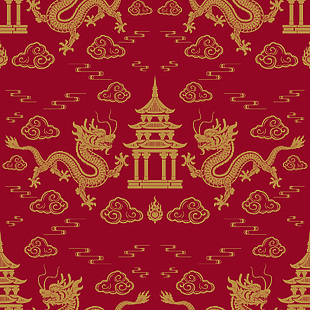 吉祥传统龙纹样设计