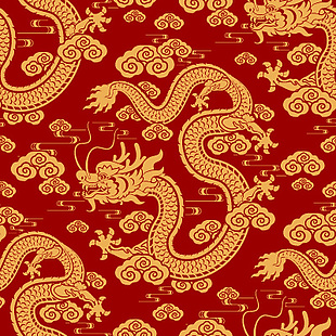 金色龙图腾创意设计