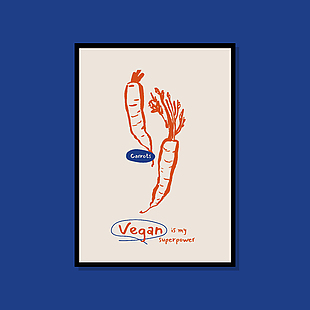北欧ins餐厅装饰画