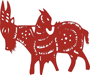 中国传统剪纸羊元素