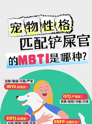 宠物性格测试宣传海报设计