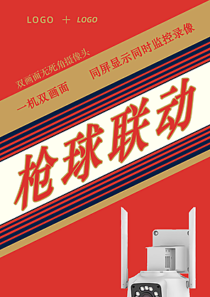 摄像头监控海报