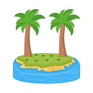 海边热带岛屿素材