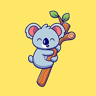 萌趣考拉动物图片
