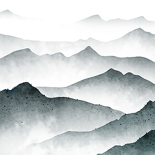 国风复古水墨设计元素模板