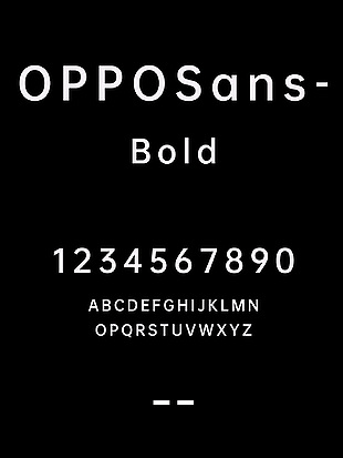 OPPOSans-Bold简体字体包