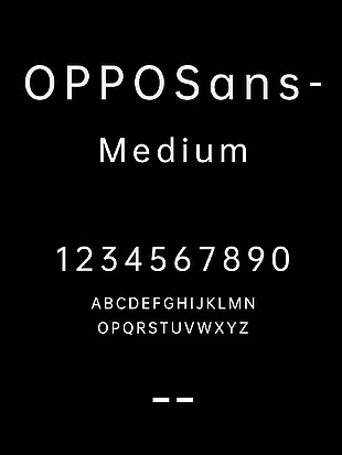 OPPOSans-Medium安装包下载