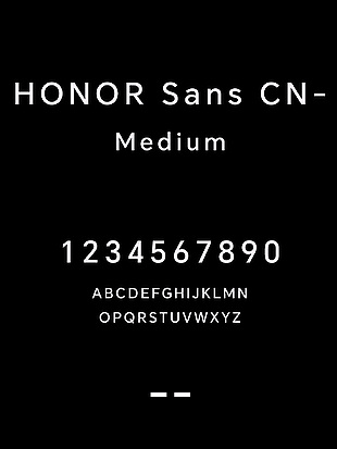 HONOR Sans CN-Medium