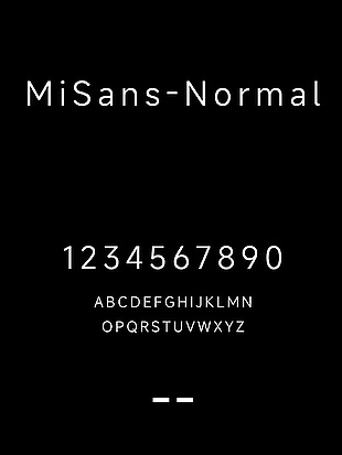 MiSans-Normal字体下载