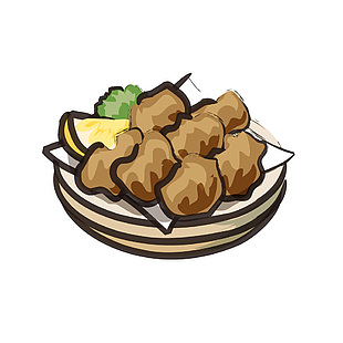 日料居酒屋美食插画