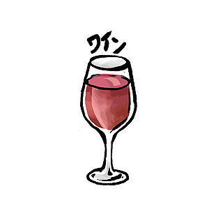居酒屋红酒插画