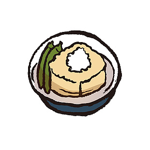 居酒屋味增汤插画