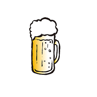 居酒屋啤酒插画