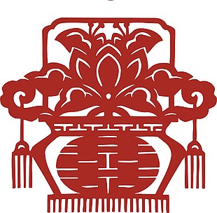 创意中国风剪纸喜庆窗花