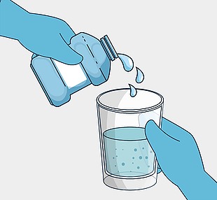 卡通牙科主题插画