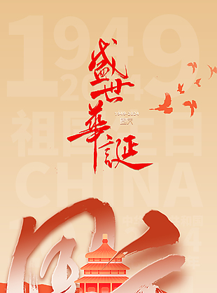 筑梦万家灯火同庆盛世中华主题海报