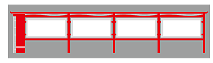 简约多栏党建空白宣传栏