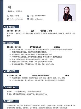 物流总监简历下载word格式