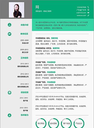 前端工程师个人简历模板