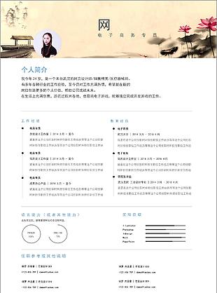 电子商务专员简历表格下载word格式