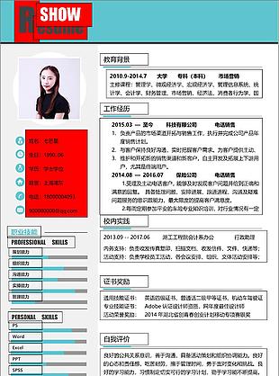 市场营销个人简历模板