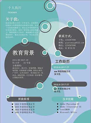 设计师个人简历模板