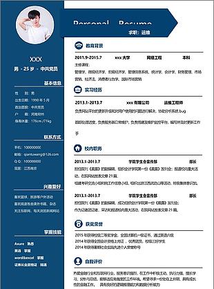 运维个人简历模板