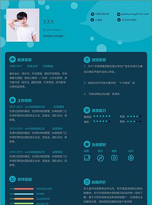 市场推广个人简历模板