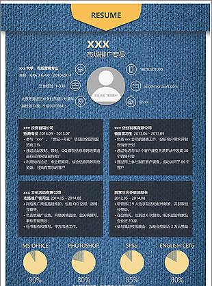 市场推广专员简历13年经验Word简历