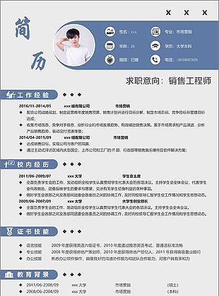 导购工程师优秀的简历范文