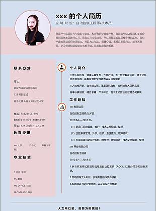 黄蓉美求职简历表格范文