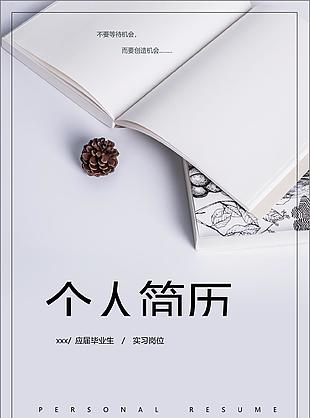 简约风格全套简历