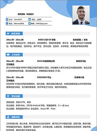 趣味卡通风格大学教师岗位应聘简历设计