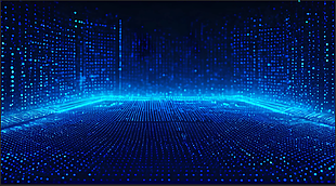 蓝色炫酷科技感背景