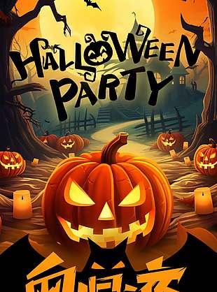 鬼混之夜万圣节狂欢海报