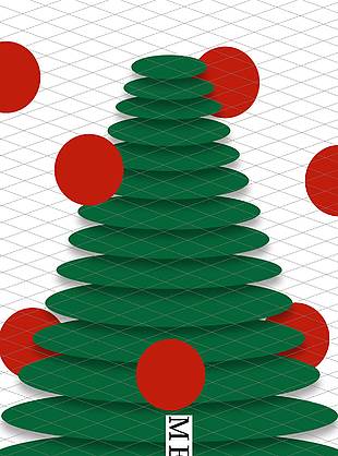 时尚简约风圣诞节快乐活动海报