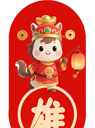 雄鹰展翅翱蓝天2026春节素材设计