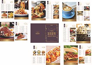 西餐厅菜单菜谱设计