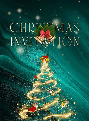 圣诞节美好很简单节日活动海报