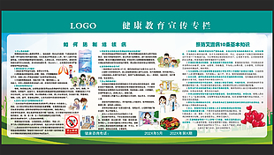 防制结核病预防艾滋健康教育宣传栏