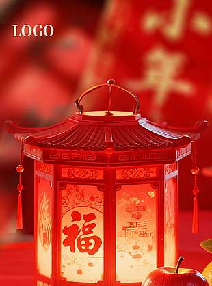 小年纳福喜迎新年传统节日海报