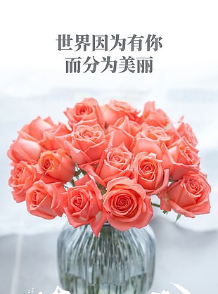 女神节快乐简约摄影风海报