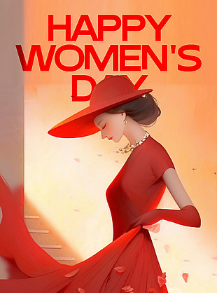 春日繁花璀璨如她38女神节海报设计