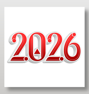 2026马年大吉立体艺术字设计