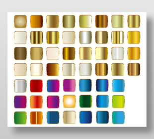 金属渐变色卡设计