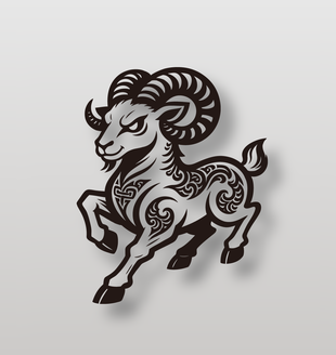 羊年生肖插画设计