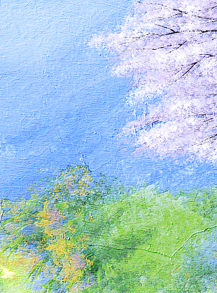 唯美意境手绘风艺术插画设计