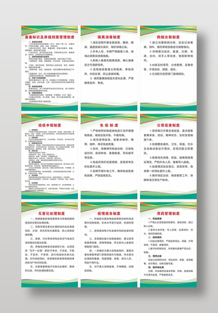 养殖场管理制度展板设计