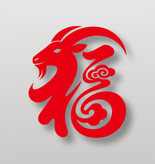 羊年福字新年春节装饰图案